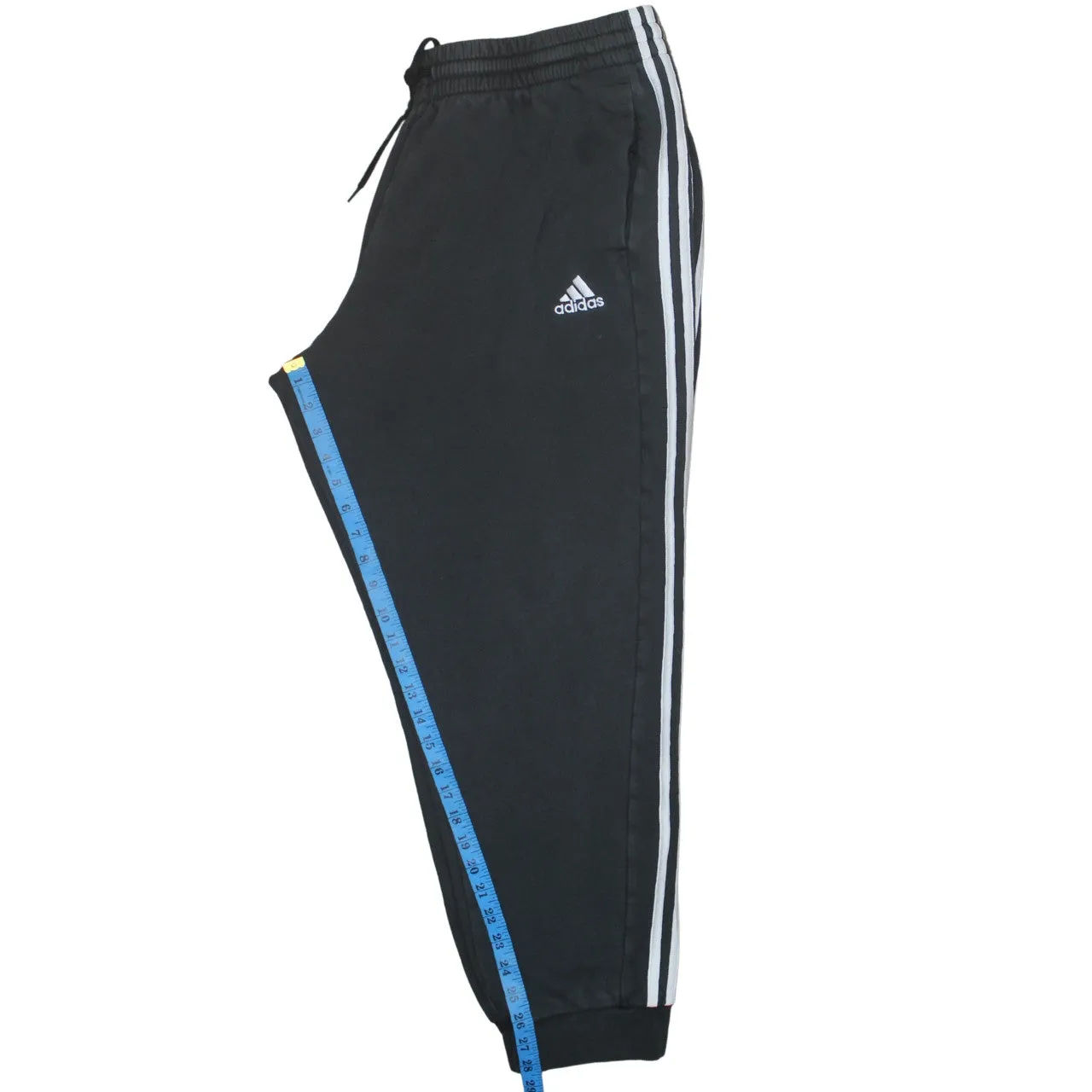 Adidas 90's 3 Stripes Casual Joggers / Sweatpants XXLarge (2XL) Black sold by Vintage Club product image thumbnail 5