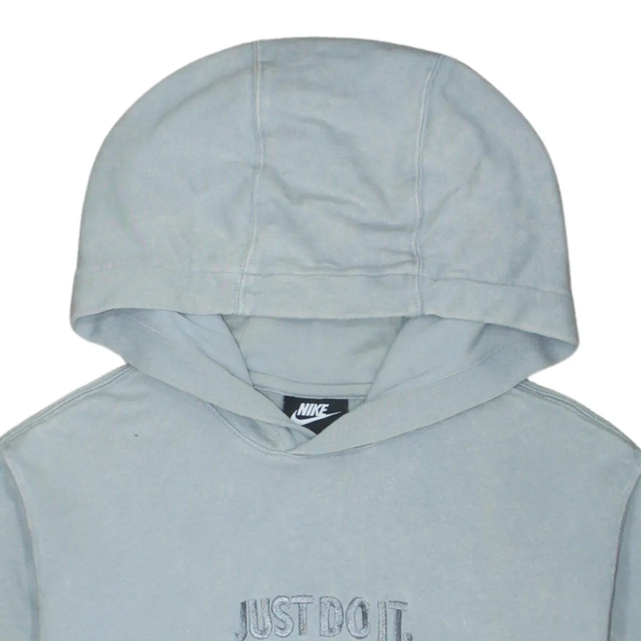 Nike 90's Just Do It Pullover Hoodie XSmall Grey sold by Vintage Club product image thumbnail 3