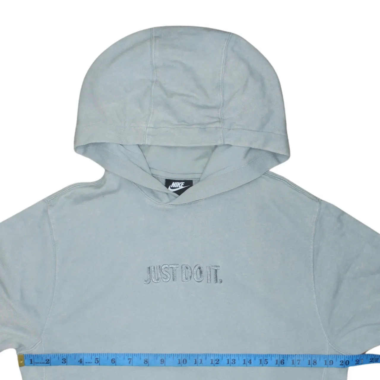 Nike 90's Just Do It Pullover Hoodie XSmall Grey sold by Vintage Club product image thumbnail 5