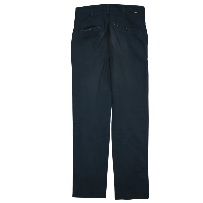 Levi Strauss &Co 90's Drawstring Pockets Straight Leg Baggy Trousers / Pants 30 Black made by Levi's