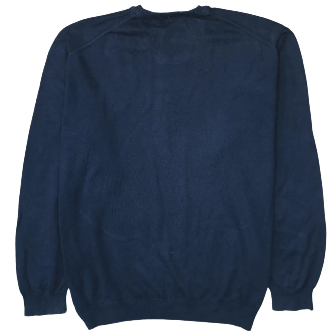 Lacoste 90's Lightweight Crew Neck Sweatshirt Large Navy Blue sold by Vintage Club product image thumbnail 2
