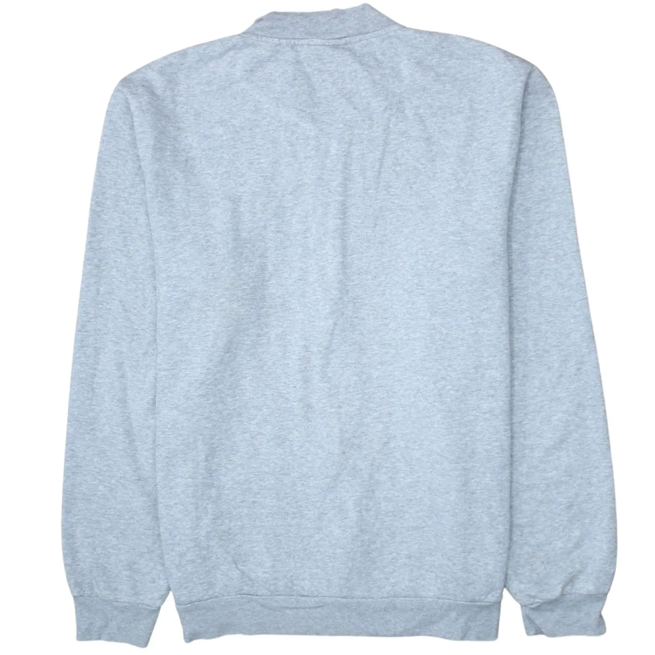Adidas 90's Spellout Full Zip Up Sweatshirt Medium Grey sold by Vintage Club product image thumbnail 2