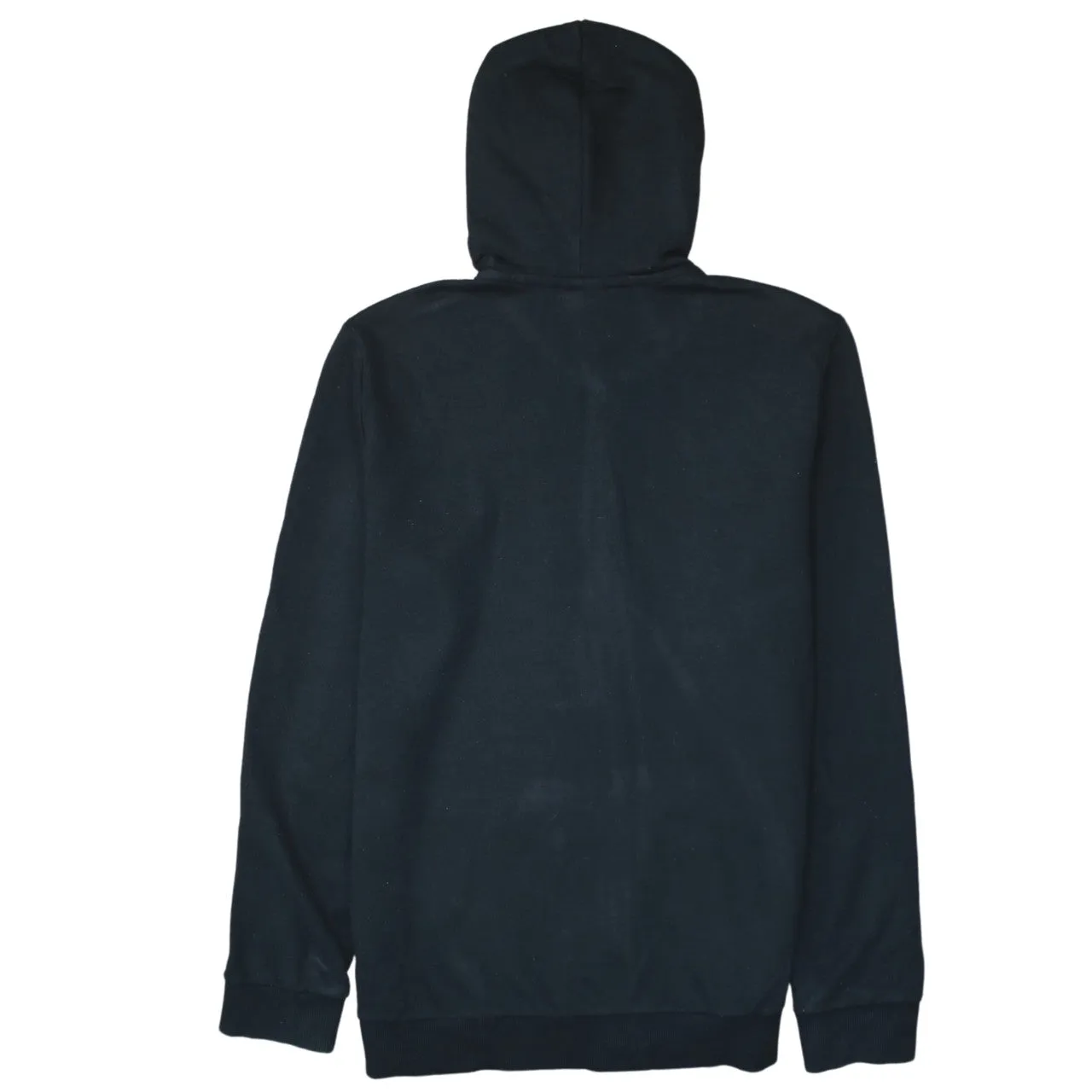 Adidas 90's Drawstring Pockets Full Zip Up Hoodie Large Black sold by Vintage Club product image thumbnail 2