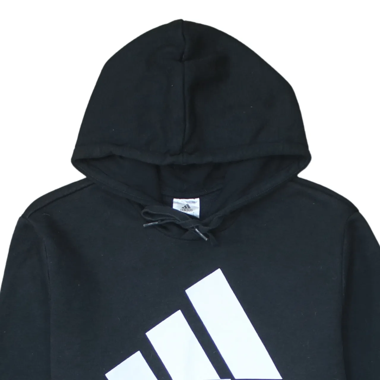 Adidas 90's Spellout Pullover Hoodie Large Black sold by Vintage Club product image thumbnail 3