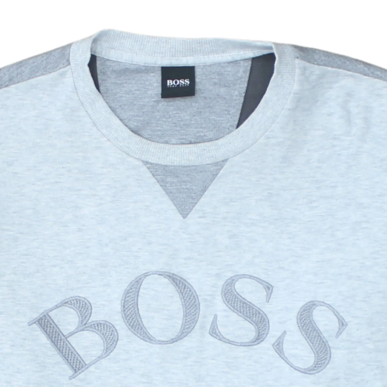 HUGO BOSS 90's Spellout Crew Neck Sweatshirt Large Grey sold by Vintage Club product image thumbnail 3