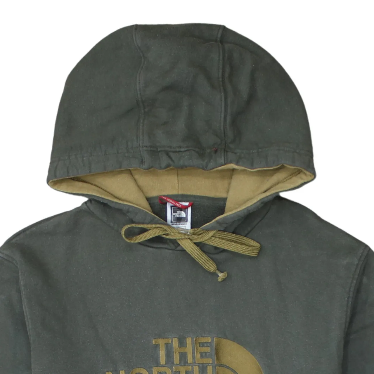 The North Face 90's Spellout Pullover Hoodie Medium Green sold by Vintage Club product image thumbnail 3