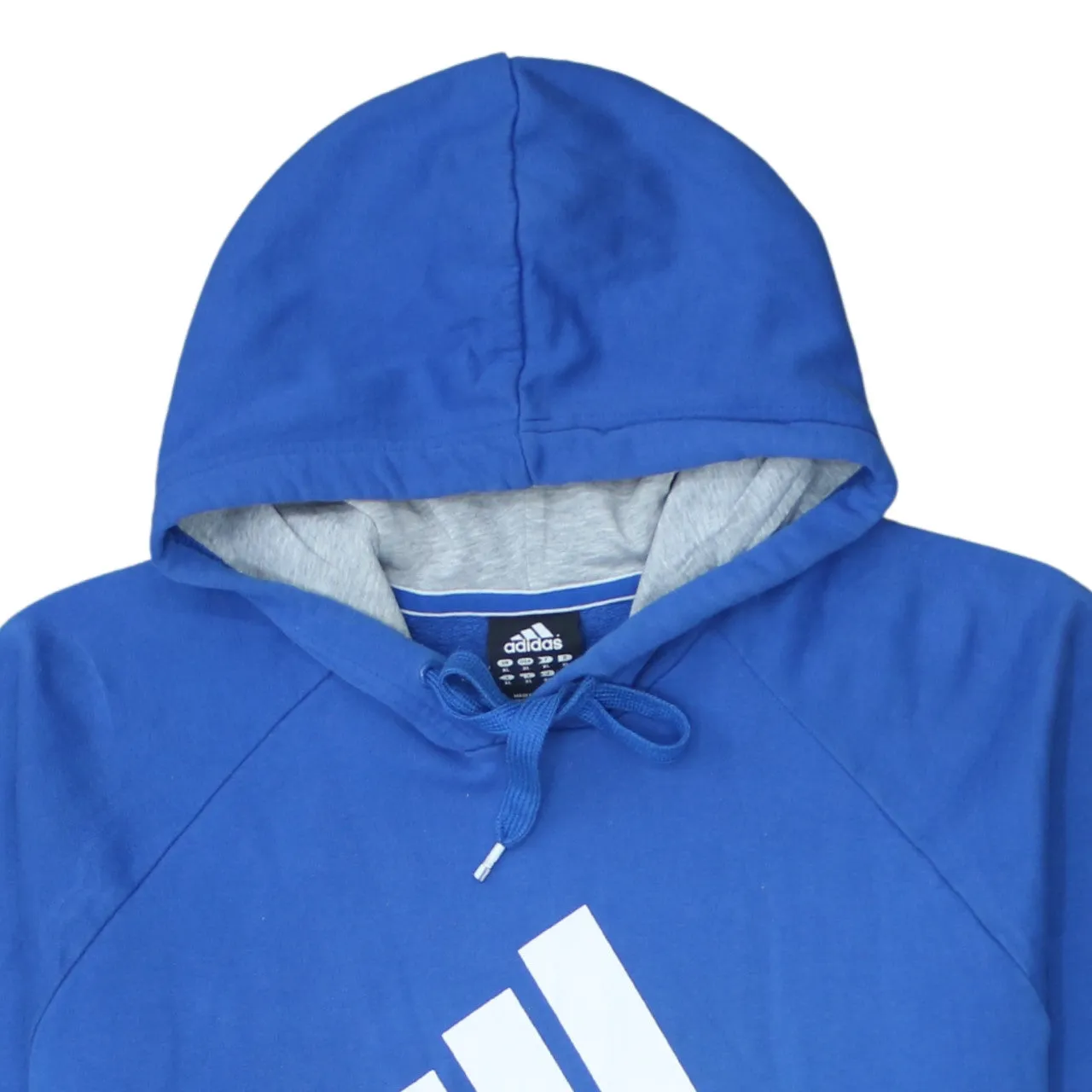 Adidas 90's Spellout Pullover Hoodie XLarge Blue sold by Vintage Club product image thumbnail 3