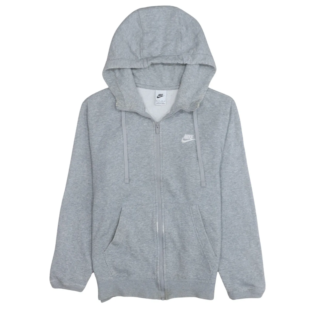 Nike 90's Swoosh Full Zip Up Hoodie XSmall Grey sold by Vintage Club