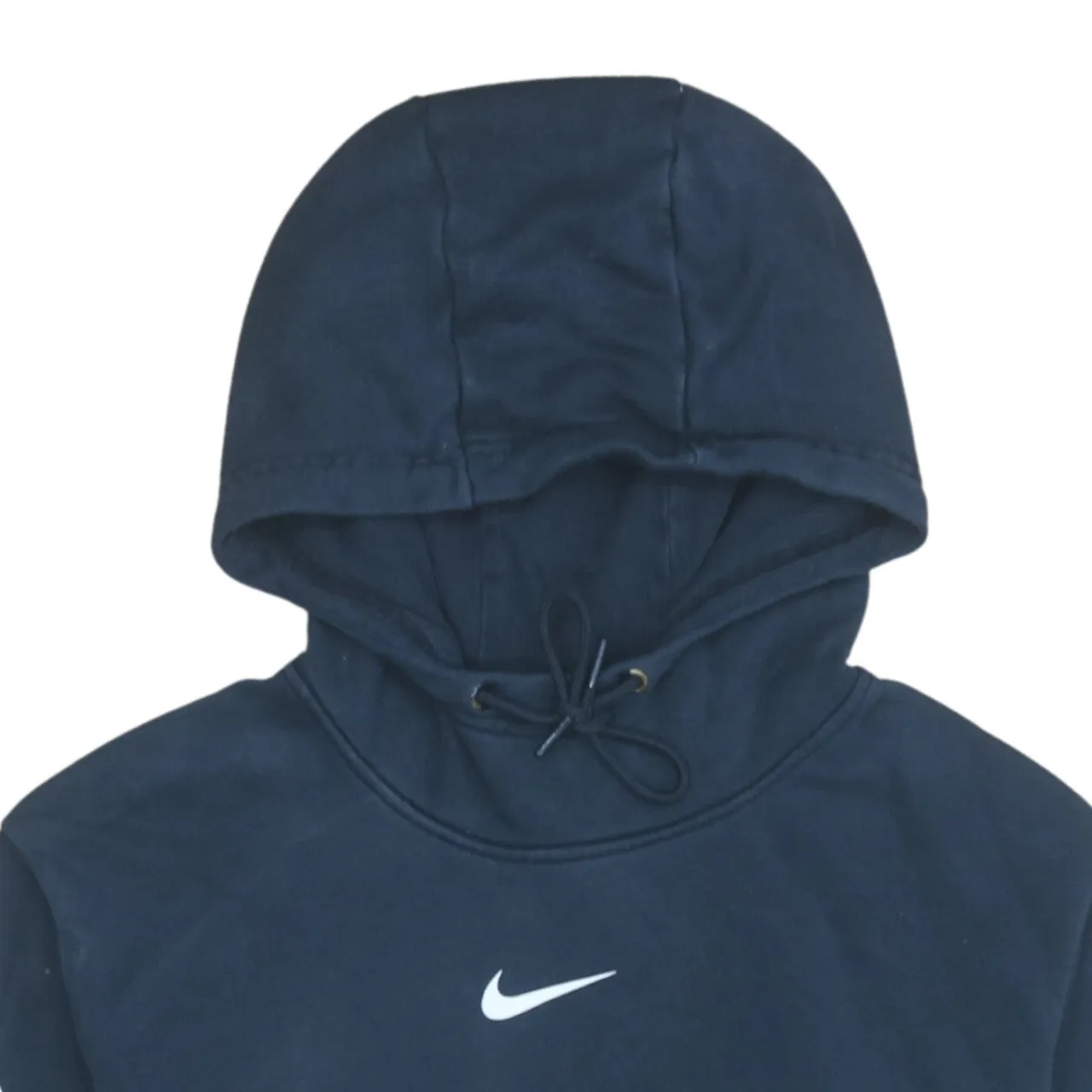 Nike 90's Center Middle Swoosh Pullover Hoodie Large Black sold by Vintage Club product image thumbnail 3