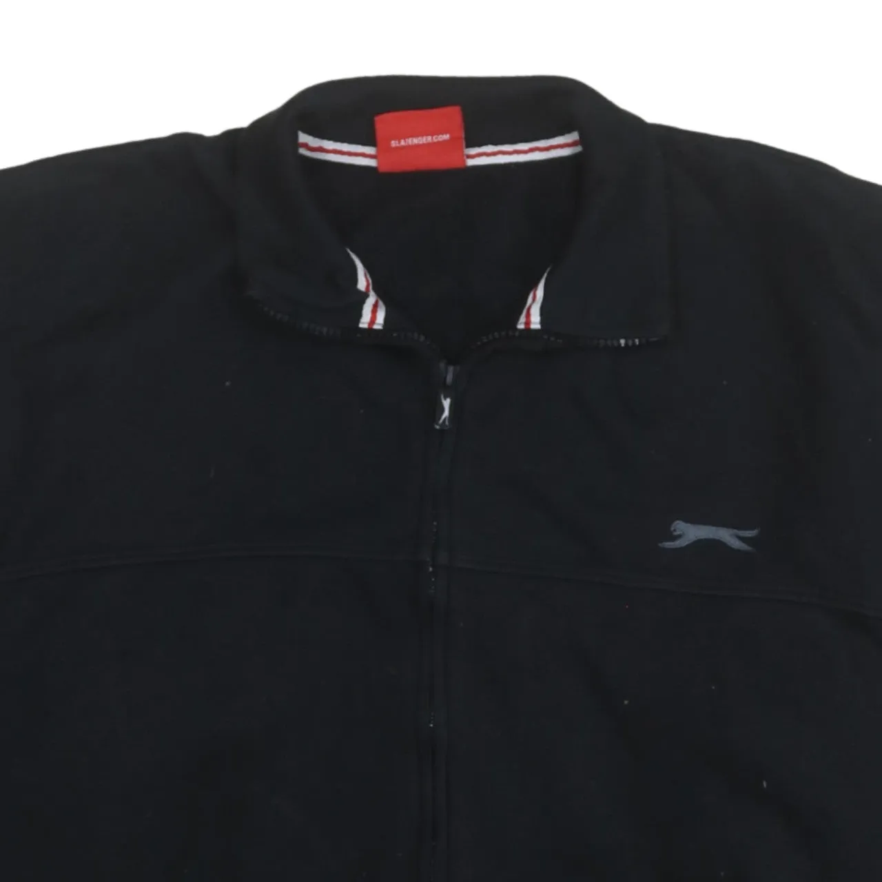 Slazenger 90's Lightweight Full Zip Up Sweatshirt Large Black sold by Vintage Club product image thumbnail 3