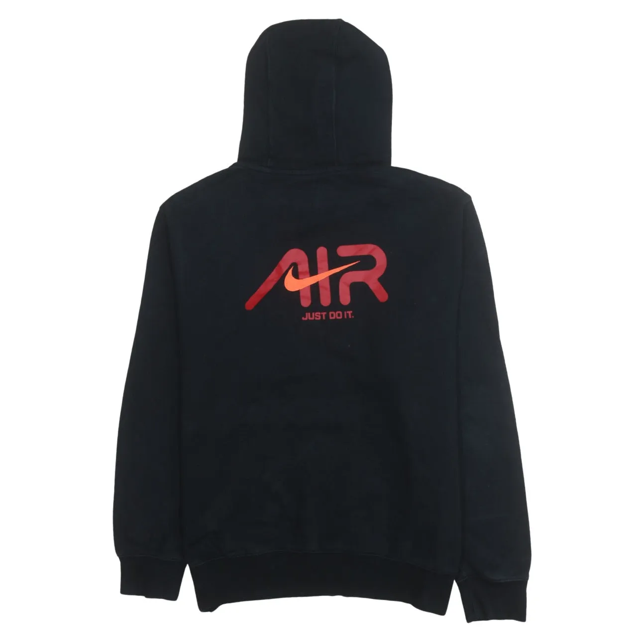 Nike 90's Center Middle Swoosh Pullover Hoodie Large Black sold by Vintage Club product image thumbnail 2