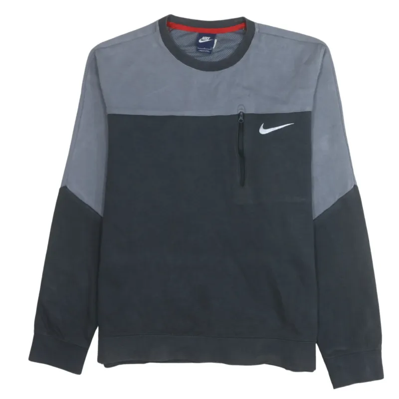Nike 90's Swoosh Crew Neck Sweatshirt Large Grey sold by Vintage Club