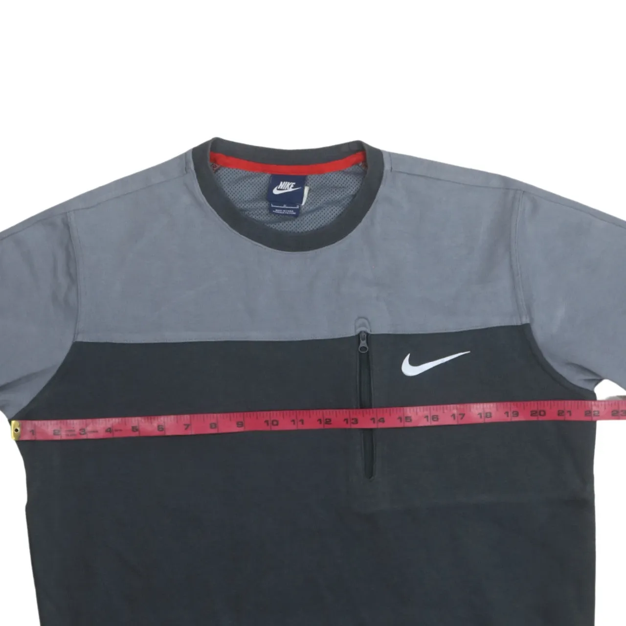 Nike 90's Swoosh Crew Neck Sweatshirt Large Grey sold by Vintage Club product image thumbnail 5