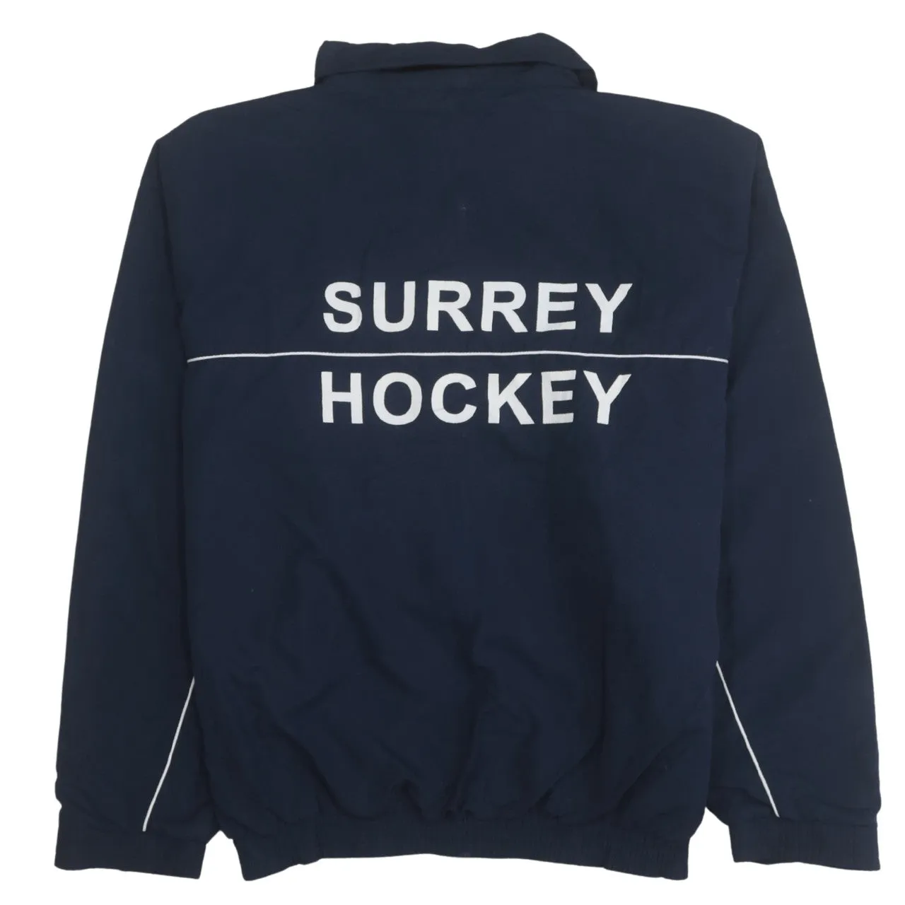 Retro 90's Lightweight Full Zip Up Windbreaker Medium Navy Blue sold by Vintage Club product image thumbnail 2