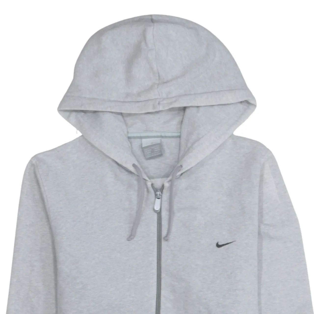 Nike 90's Swoosh Full Zip Up Hoodie Small Grey sold by Vintage Club product image thumbnail 3
