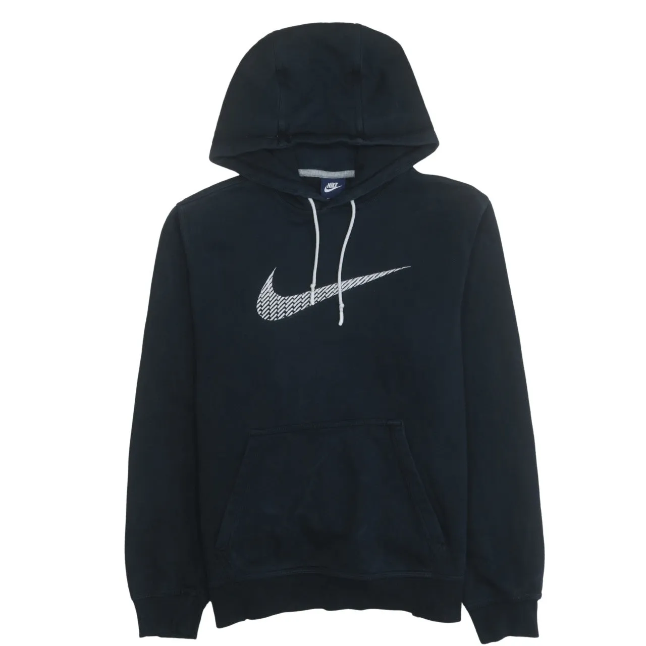Nike 90's Center Middle Swoosh Pullover Hoodie Medium Black sold by Vintage Club