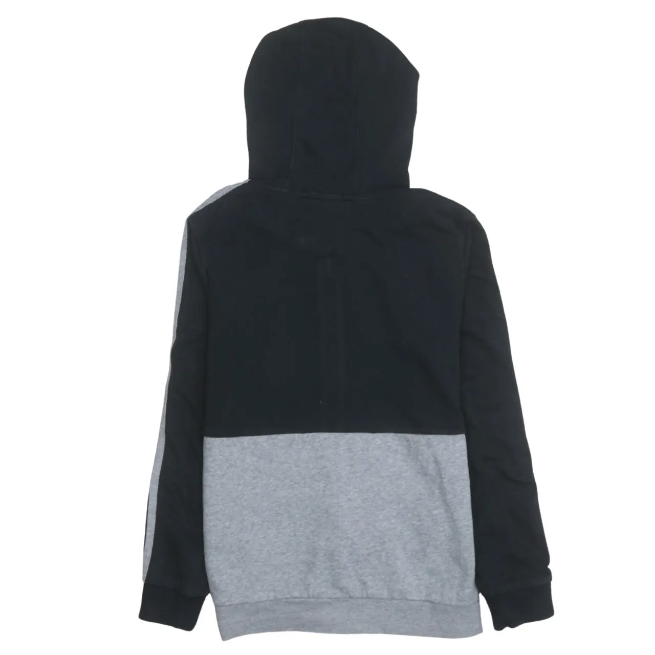 Adidas 90's Striped Sleeve Full Zip Up Hoodie Medium Black sold by Vintage Club product image thumbnail 2