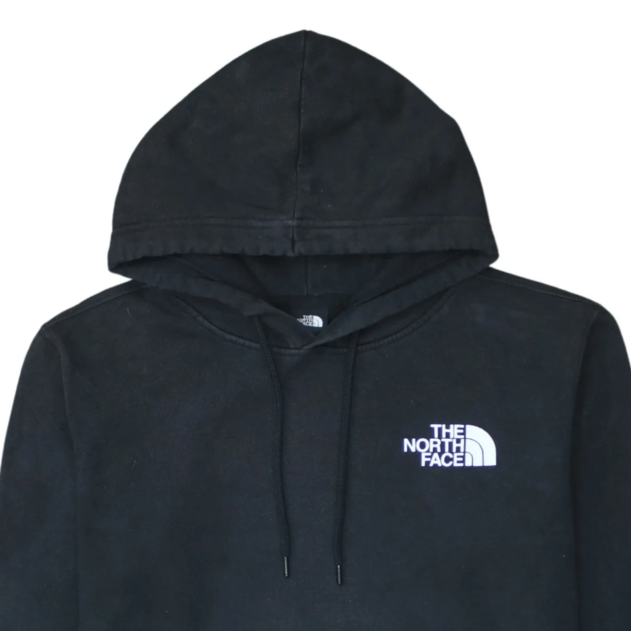 The North Face 90's Drawstring Pockets Pullover Hoodie Medium Black sold by Vintage Club product image thumbnail 3