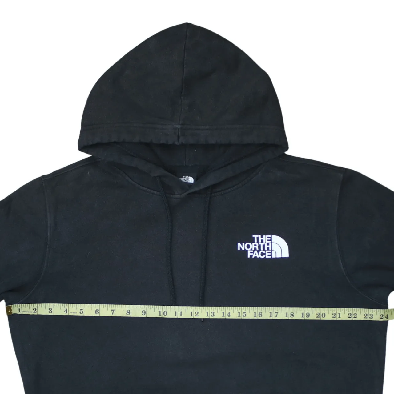 The North Face 90's Drawstring Pockets Pullover Hoodie Medium Black sold by Vintage Club product image thumbnail 5