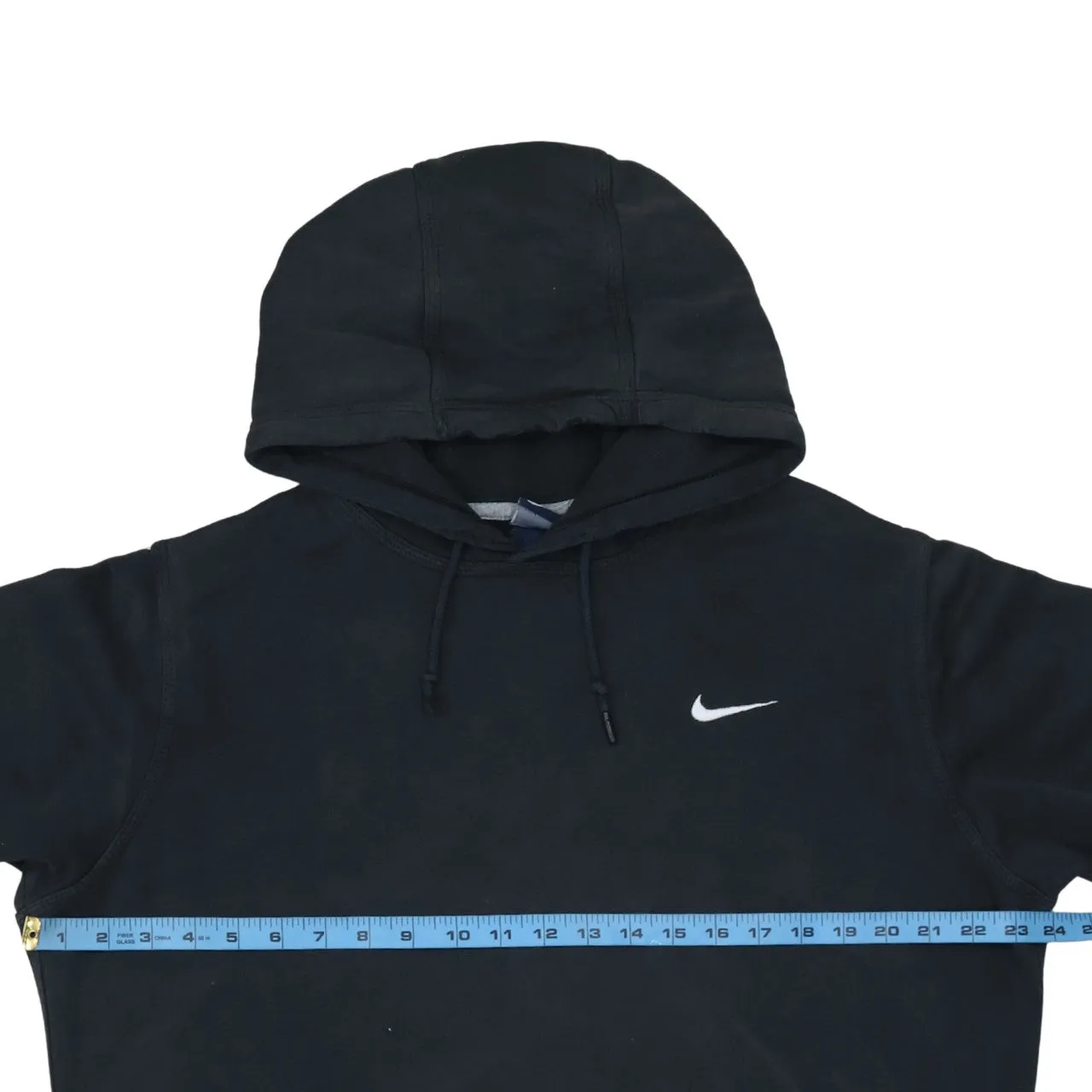 Nike 90's Swoosh Pullover Hoodie Large Black sold by Vintage Club product image thumbnail 5