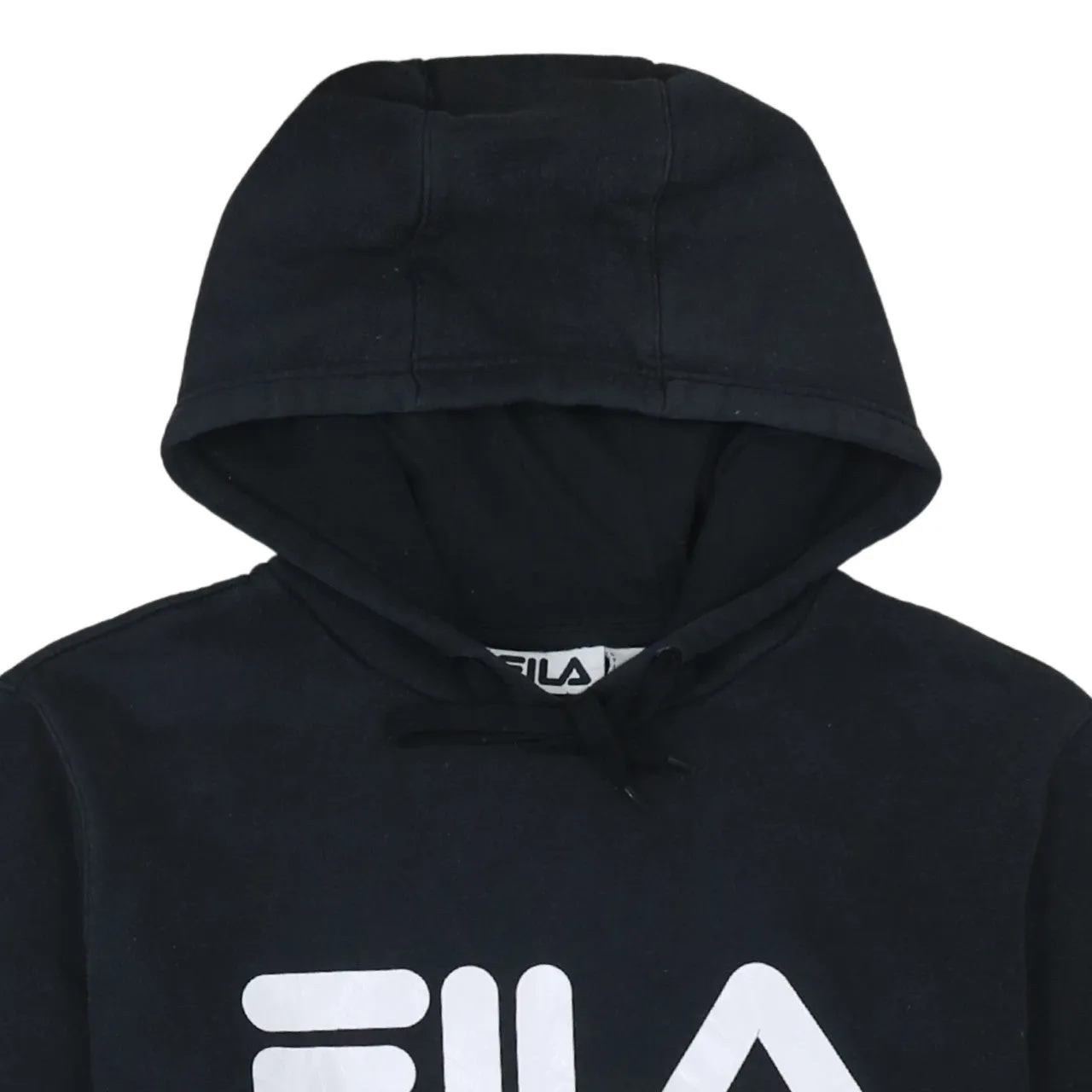 Fila 90's Spellout Pullover Hoodie Medium Black sold by Vintage Club product image thumbnail 3