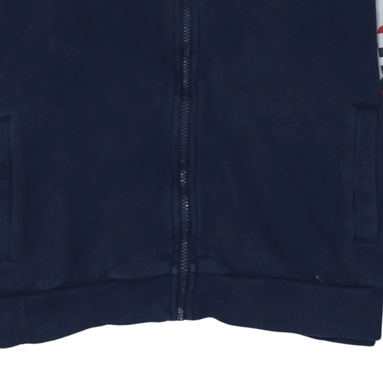 Fila 90's Plain Full Zip Up Hoodie XLarge Navy Blue sold by Vintage Club product image thumbnail 4