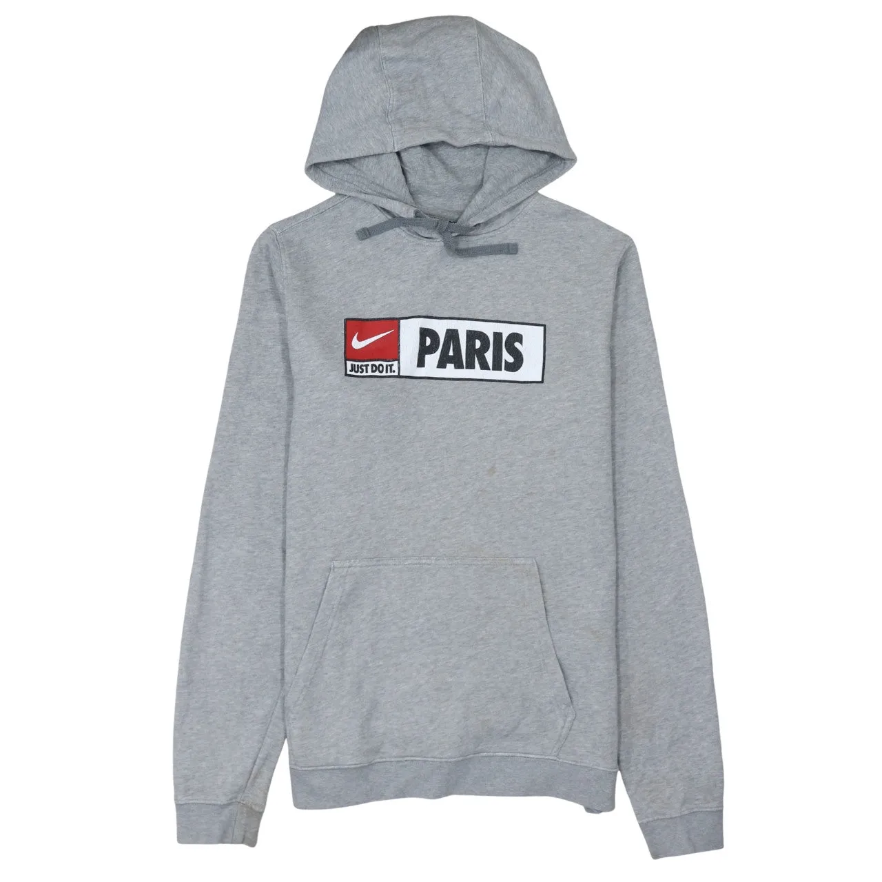 Nike 90's Paris Pullover Hoodie Medium Grey sold by Vintage Club