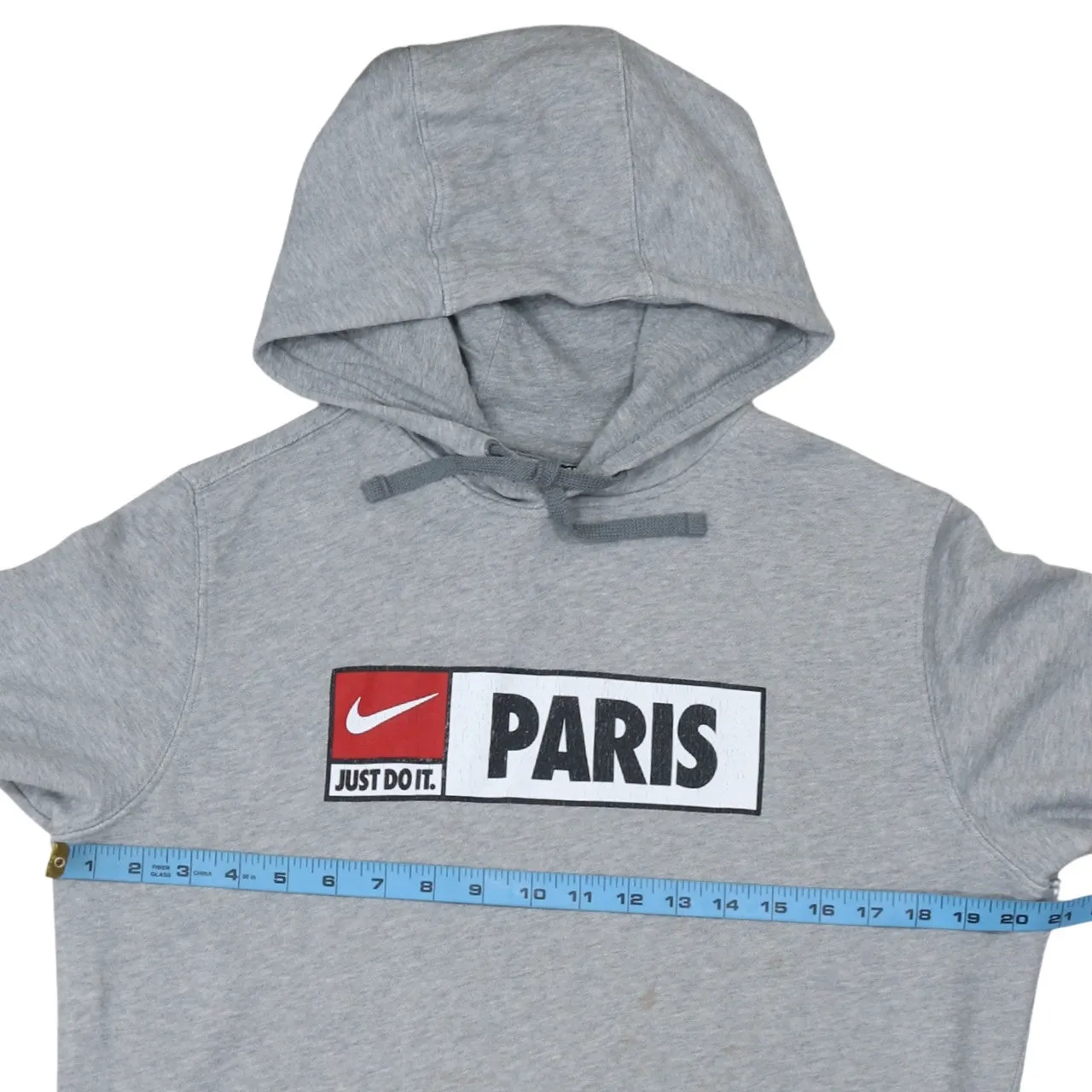 Nike 90's Paris Pullover Hoodie Medium Grey sold by Vintage Club product image thumbnail 5