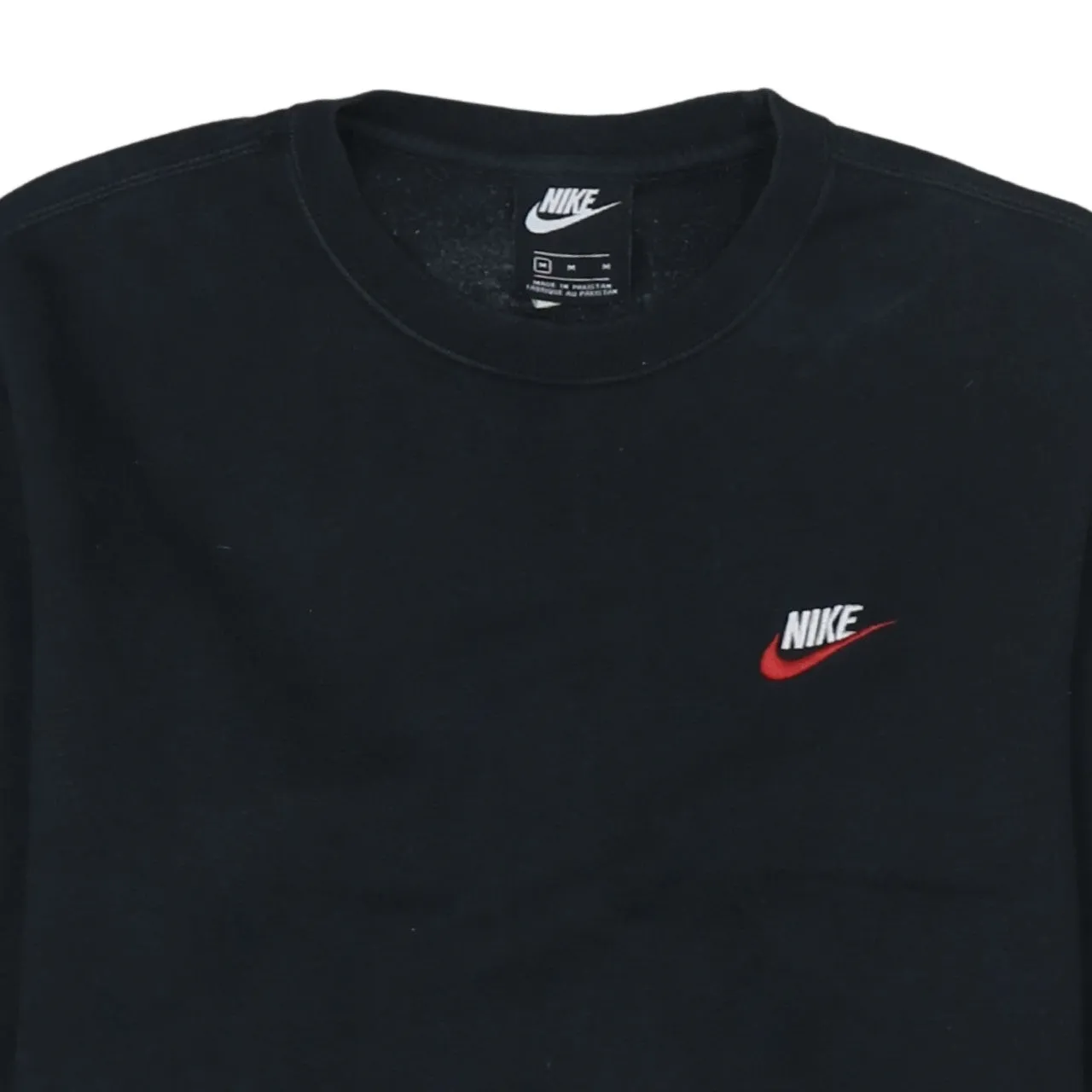 Nike 90's Swoosh Crew Neck Sweatshirt Medium Black sold by Vintage Club product image thumbnail 3