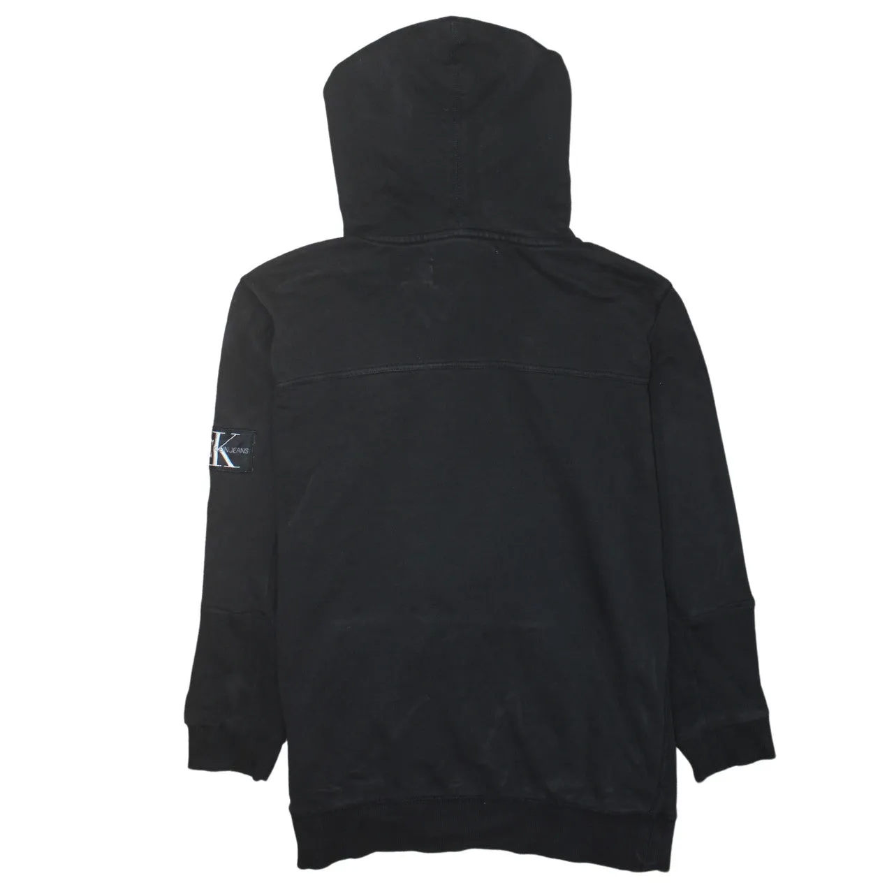 Calvin Klein 90's Drawstring Pockets Pullover Hoodie XXLarge (2XL) Black sold by Vintage Club product image thumbnail 2