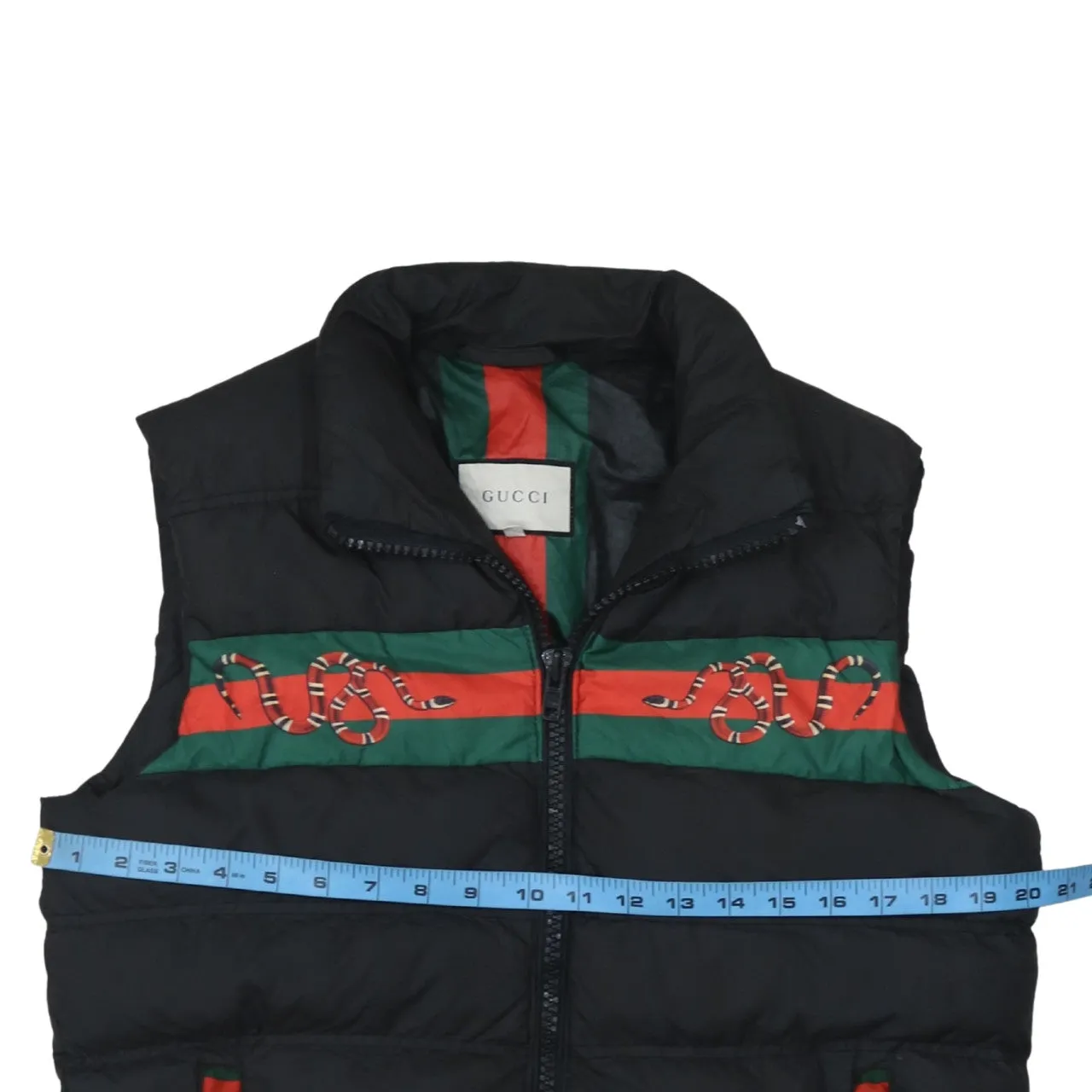 Gucci 90's Vest Sleeveless Full Zip Up Gilet Medium Black sold by Vintage Club product image thumbnail 5