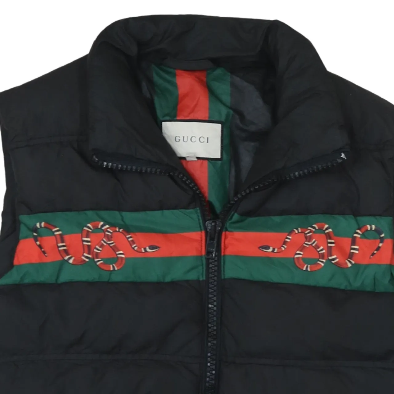 Gucci 90's Vest Sleeveless Full Zip Up Gilet Medium Black sold by Vintage Club product image thumbnail 3