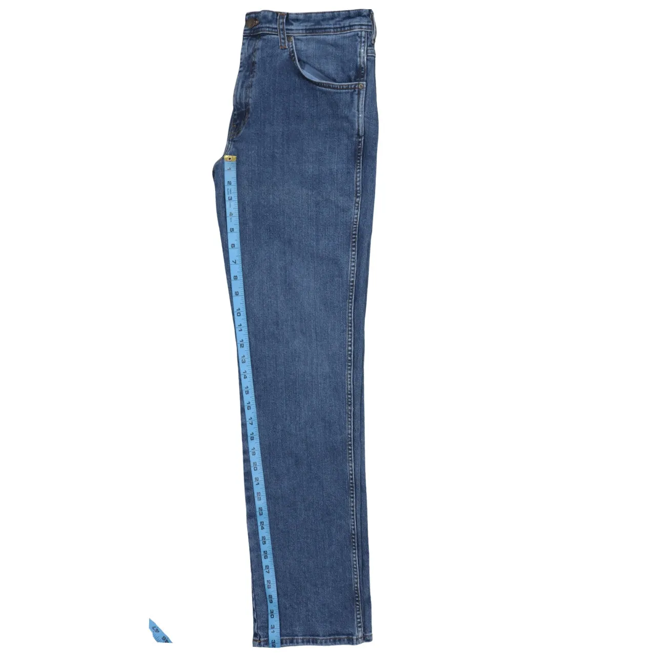 Wrangler 90's Lightwash Straight Leg Baggy Jeans / Pants 34 Blue sold by Vintage Club product image thumbnail 5
