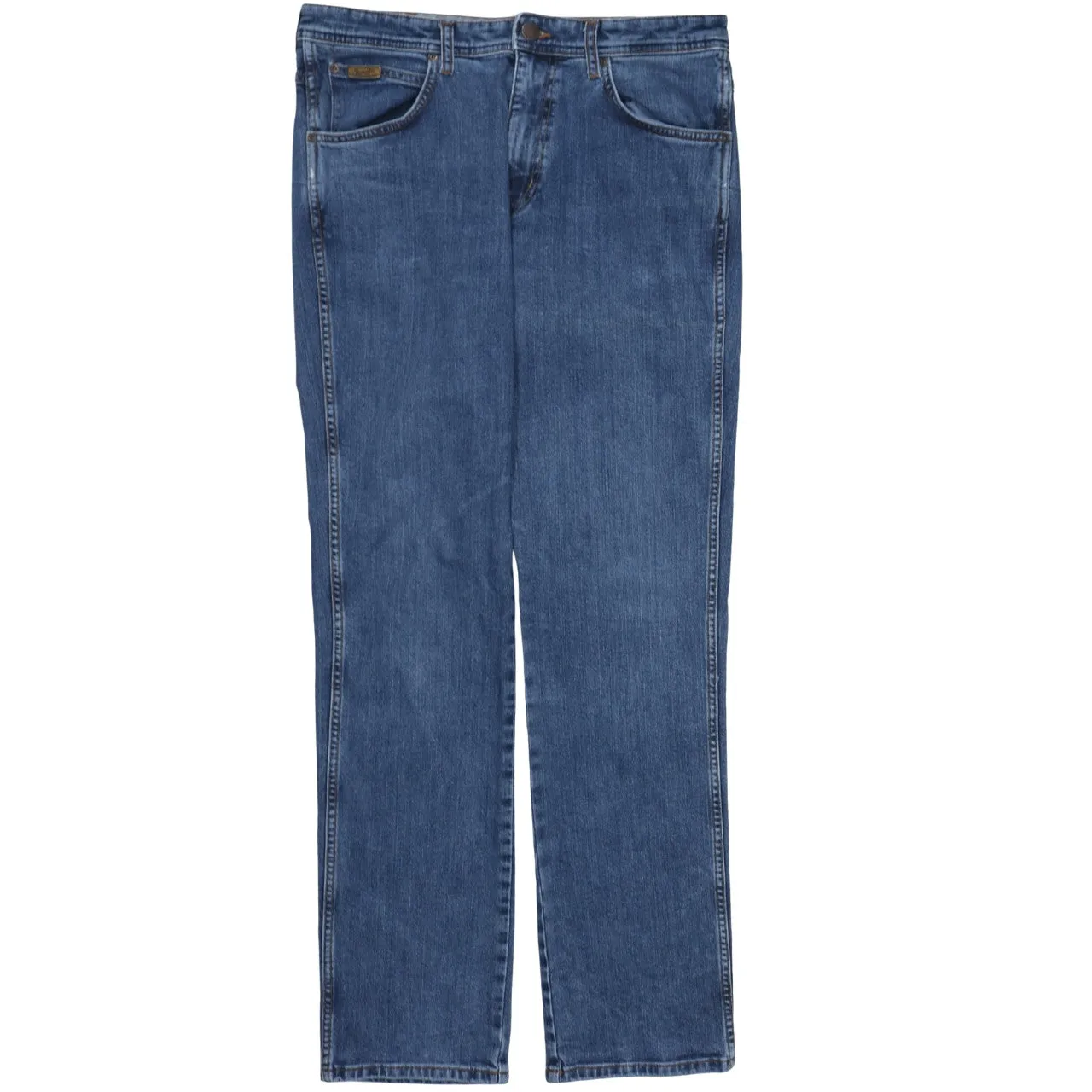 Wrangler 90's Lightwash Straight Leg Baggy Jeans / Pants 34 Blue sold by Vintage Club product image thumbnail 2