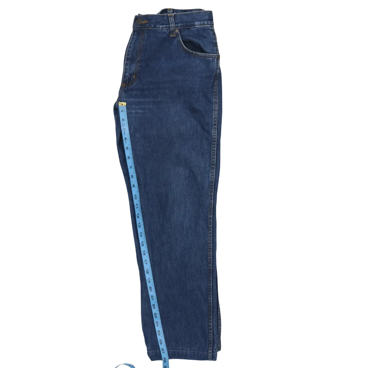 Wrangler 90's Lightwash Straight Leg Baggy Jeans / Pants 34 Blue sold by Vintage Club product image thumbnail 5