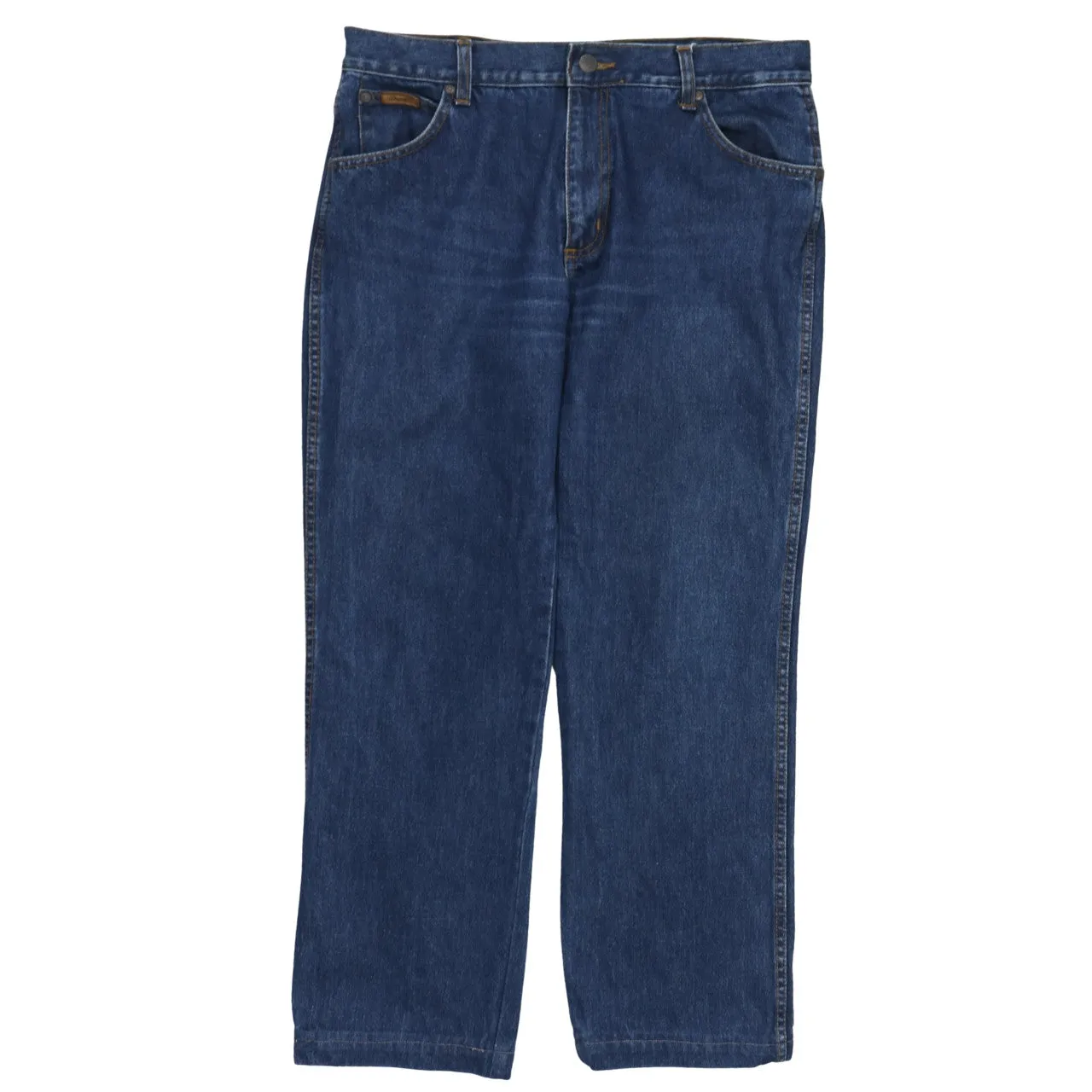 Wrangler 90's Lightwash Straight Leg Baggy Jeans / Pants 34 Blue sold by Vintage Club product image thumbnail 2