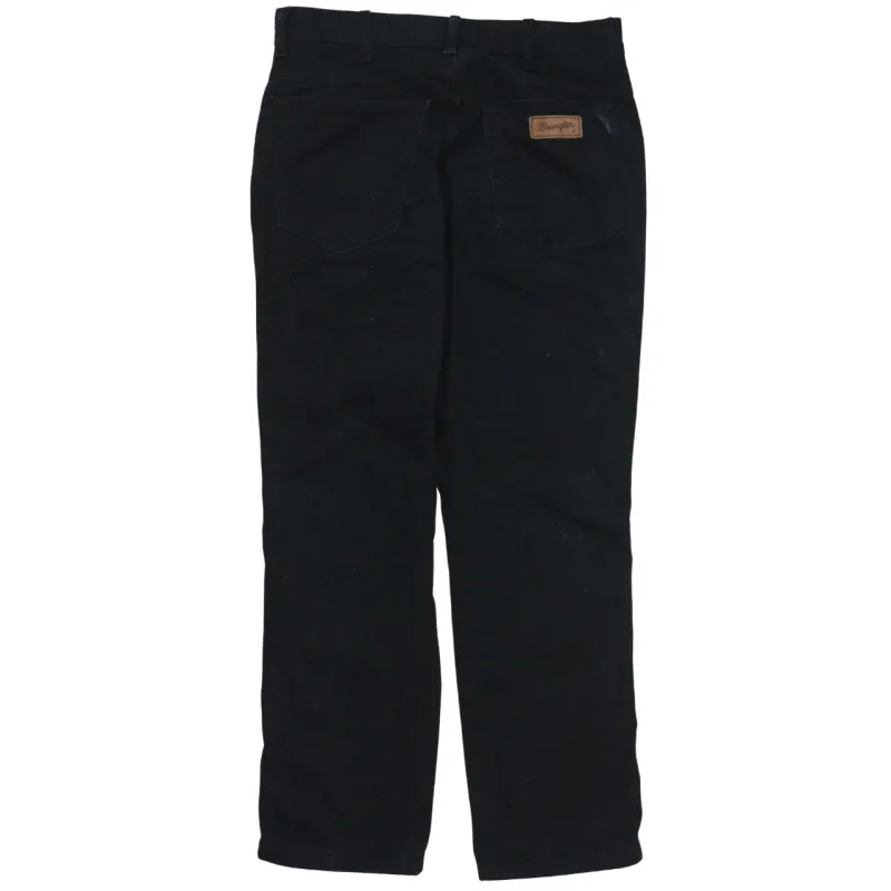 Wrangler 90's Lightwash Straight Leg Baggy Jeans / Pants 32 Black sold by Vintage Club