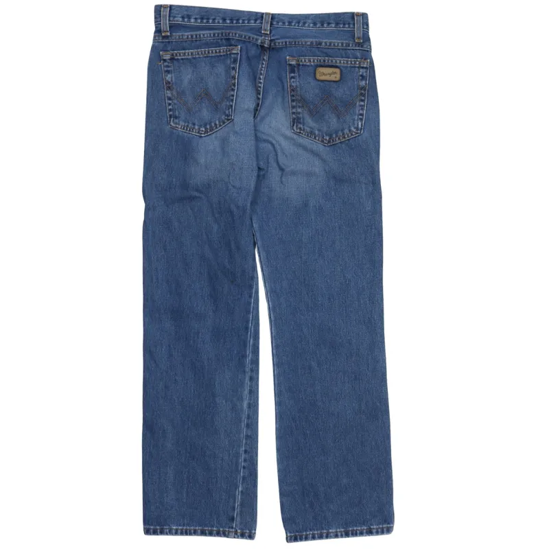 Wrangler 90's Lightwash Straight Leg Baggy Jeans / Pants 32 Blue sold by Vintage Club