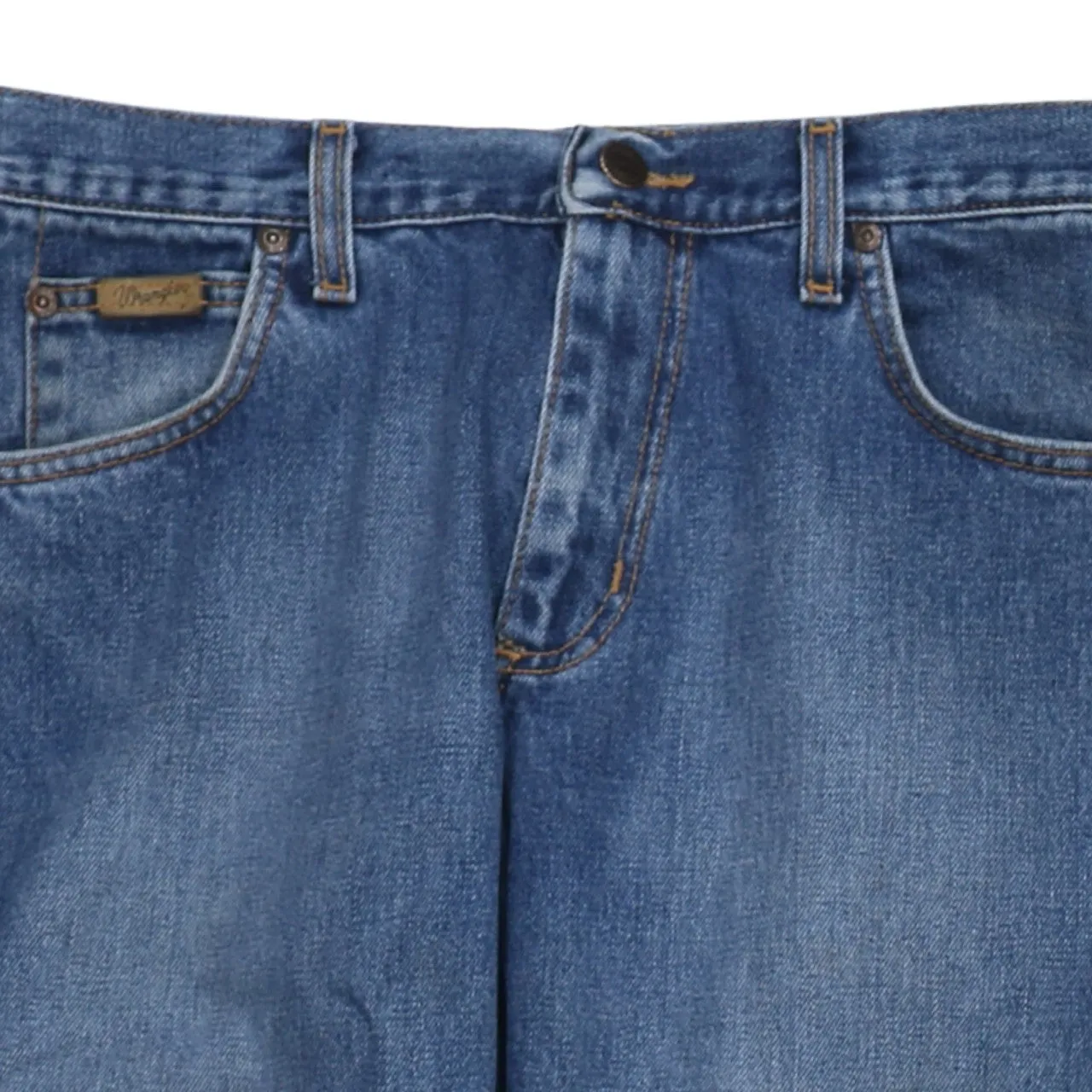 Wrangler 90's Lightwash Straight Leg Baggy Jeans / Pants 32 Blue sold by Vintage Club product image thumbnail 3