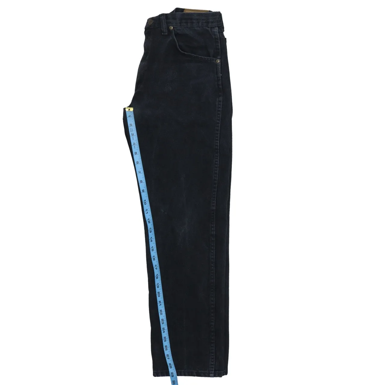 Wrangler 90's Lightwash Straight Leg Baggy Jeans / Pants 32 Black sold by Vintage Club product image thumbnail 5