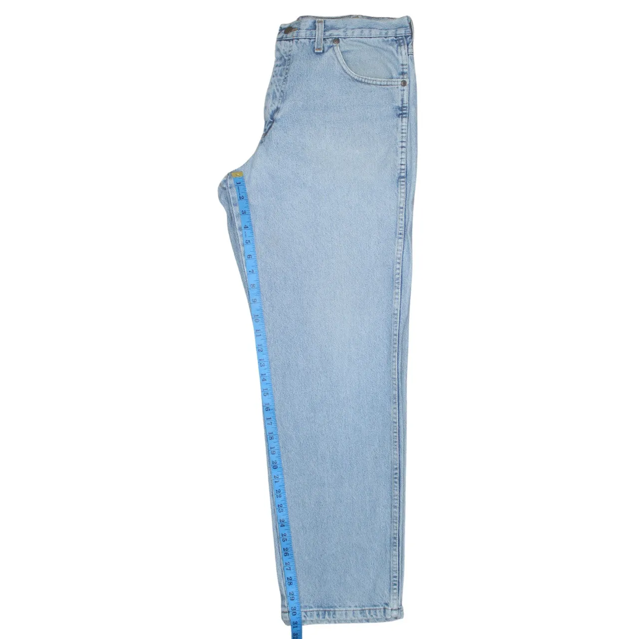 Wrangler 90's Lightwash Straight Leg Baggy Jeans / Pants 36 Blue sold by Vintage Club product image thumbnail 5