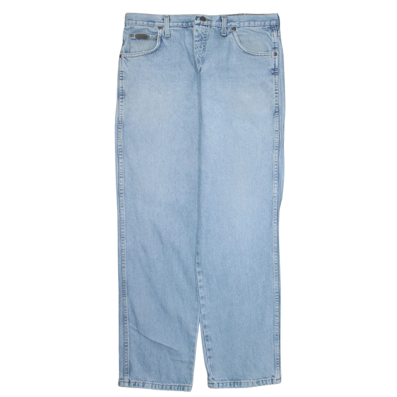 Wrangler 90's Lightwash Straight Leg Baggy Jeans / Pants 36 Blue sold by Vintage Club product image thumbnail 2