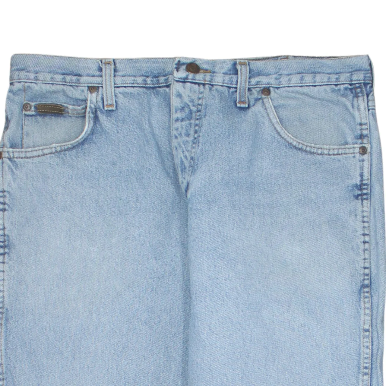 Wrangler 90's Lightwash Straight Leg Baggy Jeans / Pants 36 Blue sold by Vintage Club product image thumbnail 3