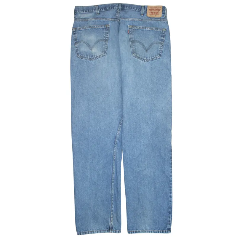 Levi Strauss &Co 90's 505 Straight Leg Baggy Jeans / Pants 40 Blue sold by Vintage Club
