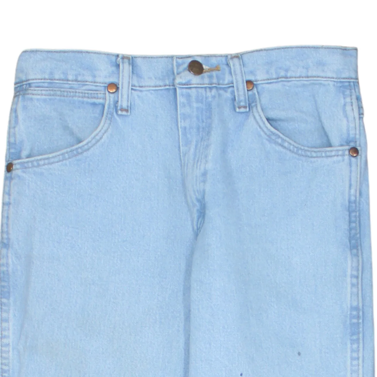 Wrangler 90's Lightwash Straight Leg Baggy Jeans / Pants 28 Blue sold by Vintage Club product image thumbnail 3