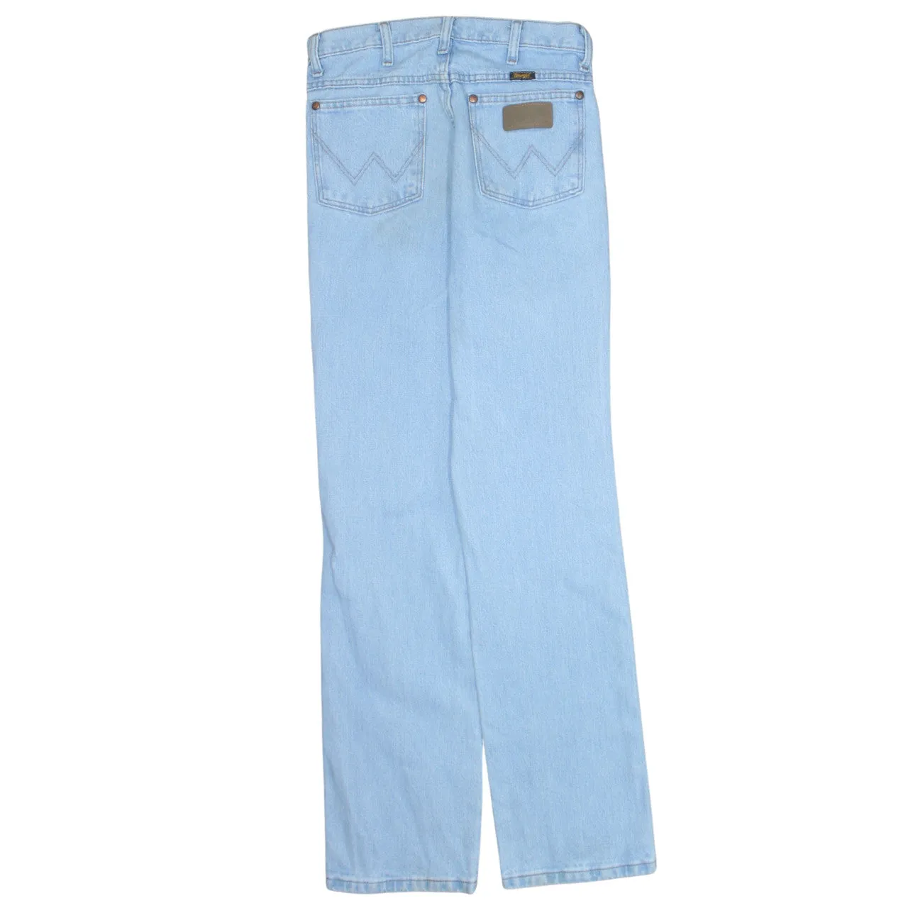 Wrangler 90's Lightwash Straight Leg Baggy Jeans / Pants 28 Blue sold by Vintage Club