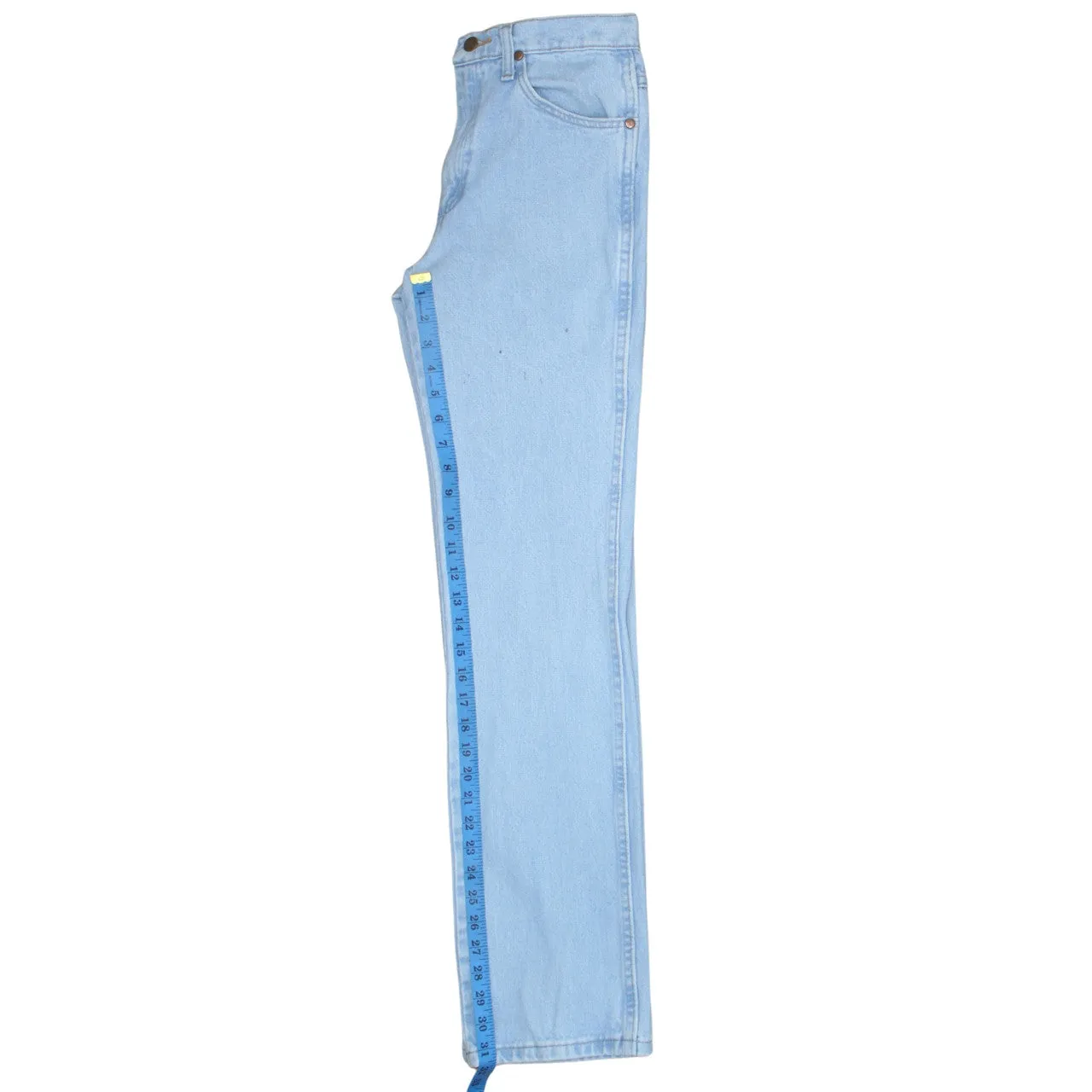 Wrangler 90's Lightwash Straight Leg Baggy Jeans / Pants 28 Blue sold by Vintage Club product image thumbnail 5
