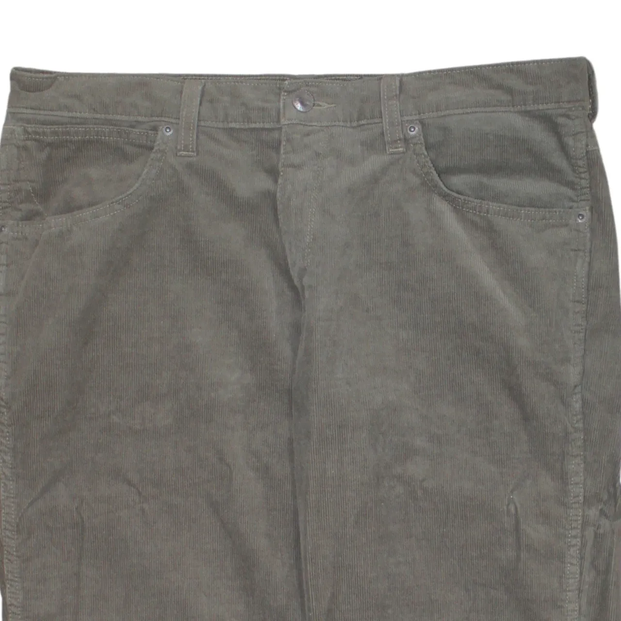 Wrangler 90's Lightweight Straight Leg Baggy Trousers / Pants 31 Khaki Green sold by Vintage Club product image thumbnail 3