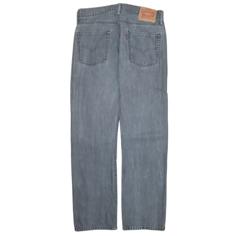 Levi Strauss &Co 90's 513 Straight Leg Baggy Jeans / Pants 32 Grey sold by Vintage Club
