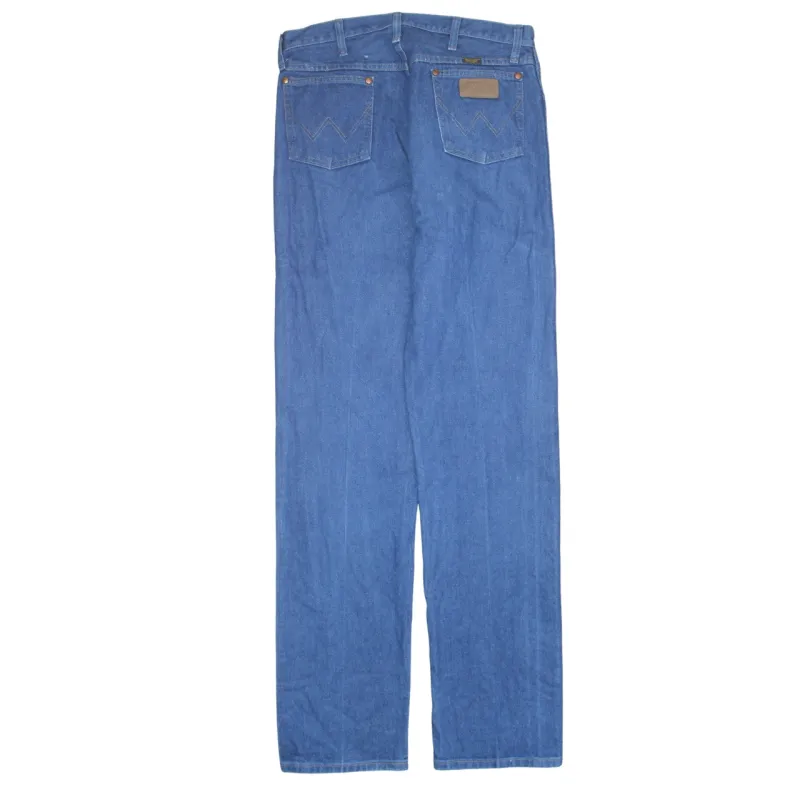 Wrangler 90's Lightwash Straight Leg Baggy Jeans / Pants 34 Blue sold by Vintage Club